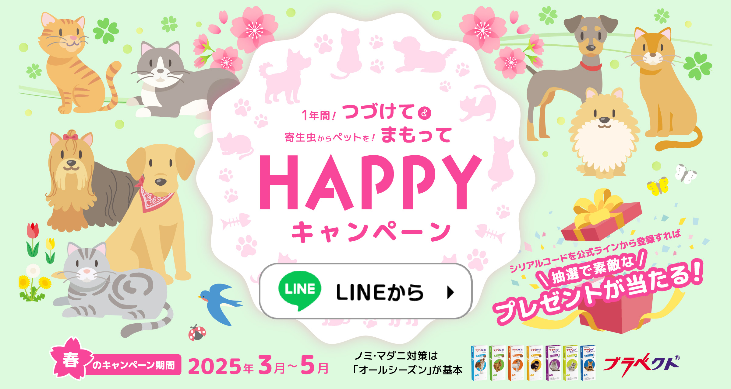 つづけて＆まもってHAPPYキャンペーン